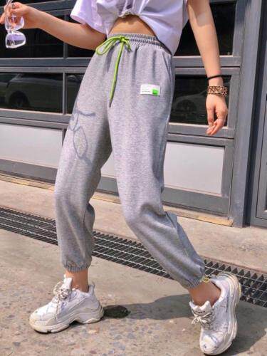 针织卫裤，女装休闲裤，研秀