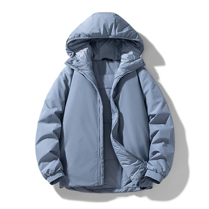 得物潮流高品质冬季连帽加绒加厚棉衣撞色棉服外套MY5568-P95图片