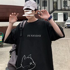 Q11149-P30春夏季七分袖t恤男大码五分袖男短袖中袖，男装T恤，电商A040