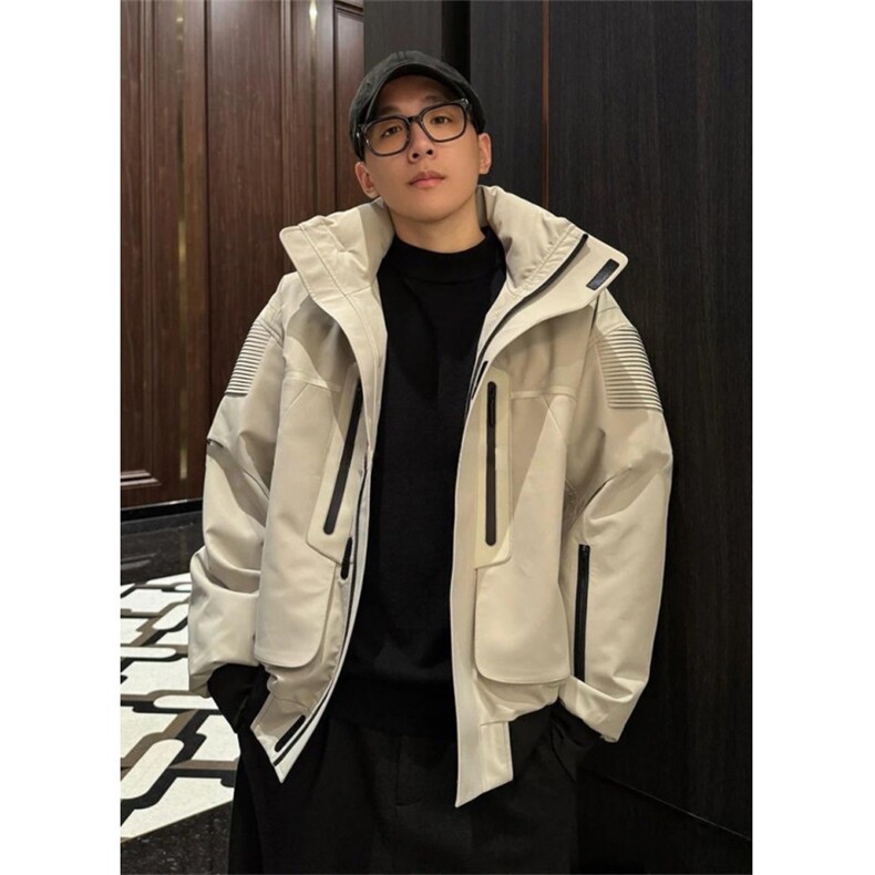 706-1-MY8662-P148特P现货冬季老钱风廓形云感寒冬之境棉服,男装棉衣,星座706-1
