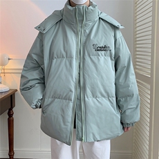 冬季港风韩版宽松加棉加厚连帽冲锋衣棉衣棉服MY6203P115控158，男装夹克，电商A268A