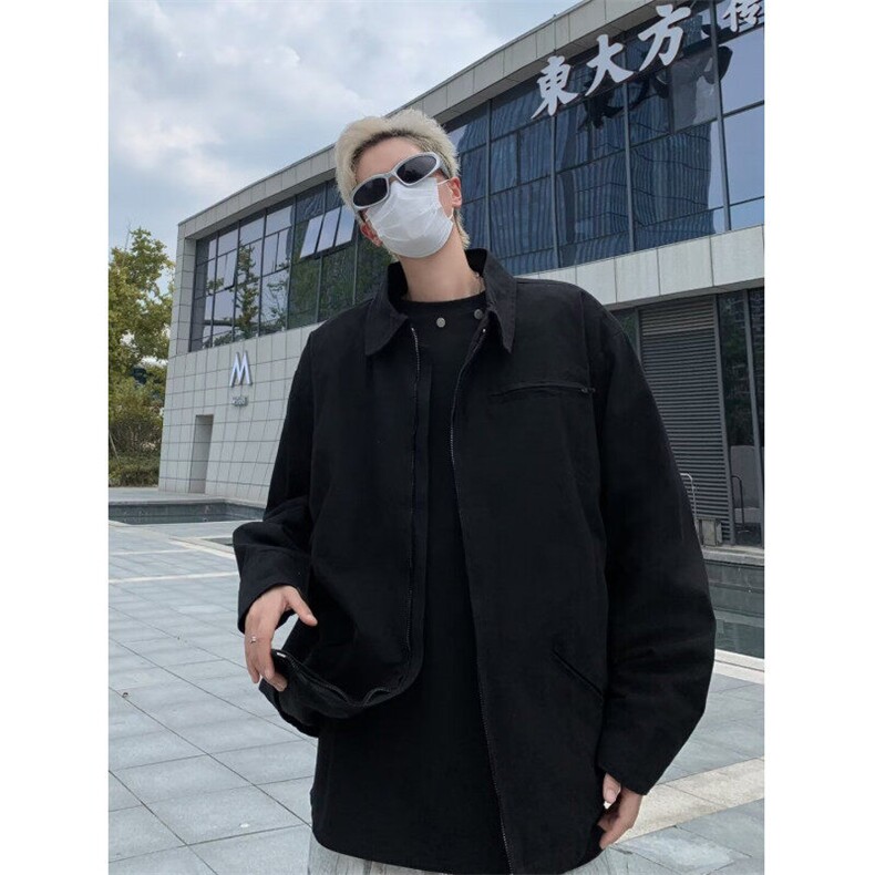 【有货】DW9025-P78春秋外套男休闲潮牌运动美式复古机车早秋夹克,男装夹克,星座603-2