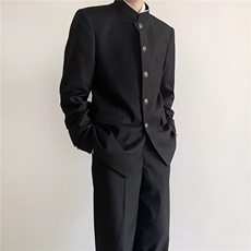 日系ins时尚新款简约慵懒百搭外套文艺气质原宿流行潮流三件套，女装短外套，星座601-1
