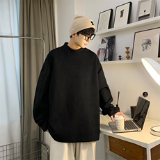 秋季徳绒卫衣半高领卫衣男潮流时尚休闲卫衣WY972-P32，男装卫衣，星座210-1
