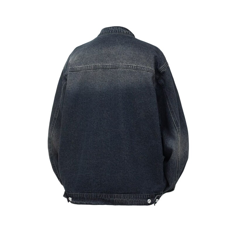 现货得物二开牛仔水洗美式高街设计感夹克外套男秋季JK1272-P80,男装工装外套,星座1103-3