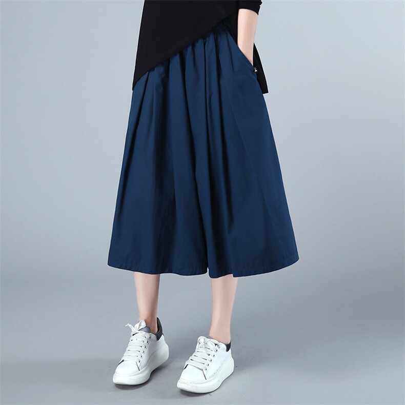 2022年春季新款裙子女宽松显瘦韩版松紧腰半身裙女休闲百搭a字裙,女装半身裙,简韵佳