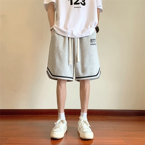 DK6967P35红地板 华棉短裤篮球大码宽松户外时尚休闲夏季短裤男图片