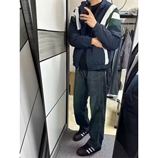 美式ins设计感小众百搭牛仔裤男高街复古宽松直筒长裤子LG602-p43，男装牛仔裤，星座1008