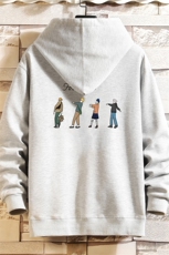 KS21043-P38加绒款-P43连帽开衫卫衣男运动外套大码班服砖墙，男装卫衣，电商A040A