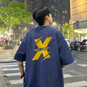 量大优  供视频  重磅麂皮绒短袖T恤男JPDX231-特P19图片