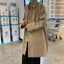 港风休闲男士风衣中长款FZ12P45，男装风衣，星座1116-2