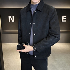 秋季新款麂皮绒夹克外套男B321-88107-P135188，男装夹克，电商B321-1