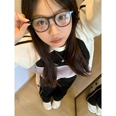 5387-P50华棉复合学院风撞色圆领韩版卫衣薄款/加绒，女装卫衣/绒衫，星座617A-2