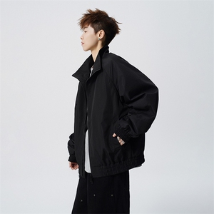 春季新款美式高街潮流飞行服男士立领夹克外套2619-P45图片