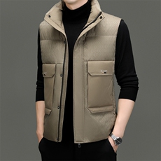 BNG2220钱塘2020-2时尚休闲冬季厚款中年男士90鸭绒羽绒服P155，男装羽绒服，钱塘207-2
