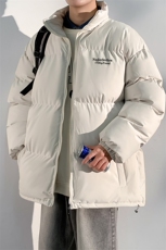 日系白底抖音直播得物品质宽松面包服棉衣外套M1156P65，男装棉衣，电商C408-1(原B339-1)