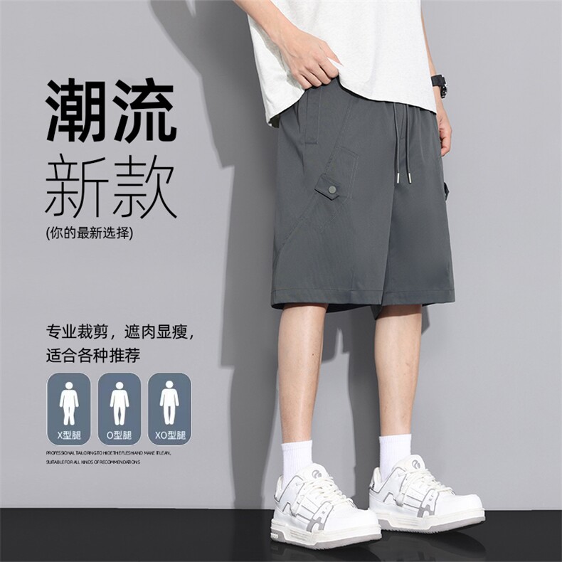 现货夏季工装短裤男ins潮牌休闲百搭潮流痞帅五分裤D02513-P43,男装休闲裤,星座308B-2