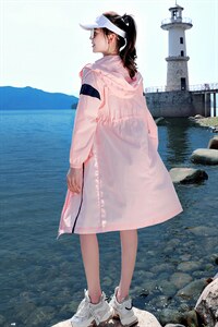 防晒衣女款夏季中长款防晒衫2024年新款薄款长风衣外套防晒服女夏图片