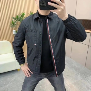 男士现货 纯色 休闲春秋高品质时尚25新款夹克  J150P85图片