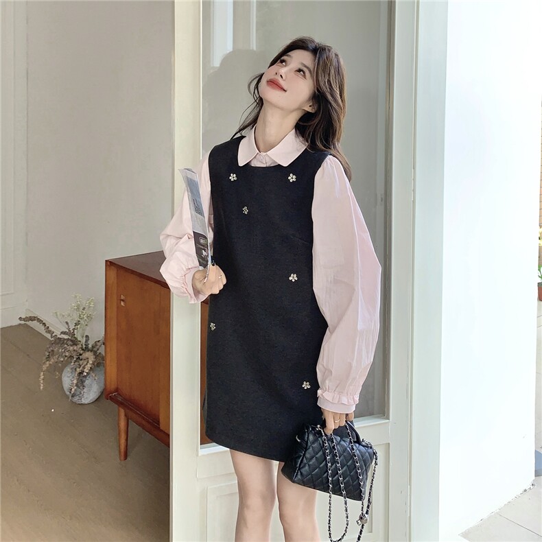 新款，衬衫+背心裙两件套2C093-6693-P175-K188,女装套装/套裙,2C093