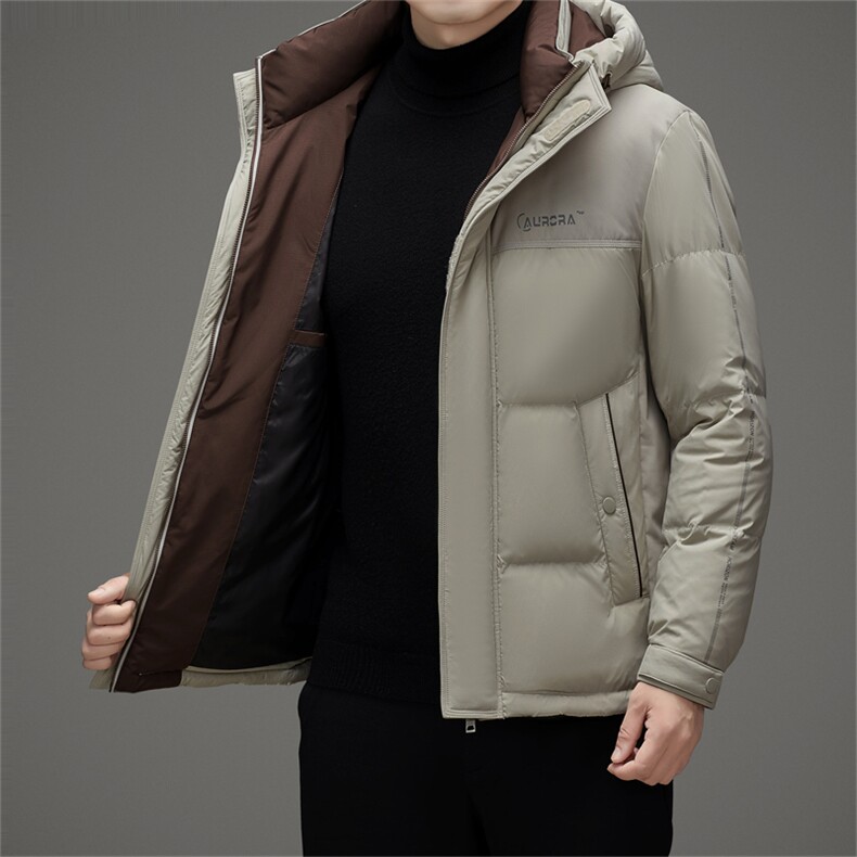 DAJ23819钱塘2020-2冬季信赖百搭时尚休闲中年男士羽绒服P270,男装羽绒服,钱塘207-2