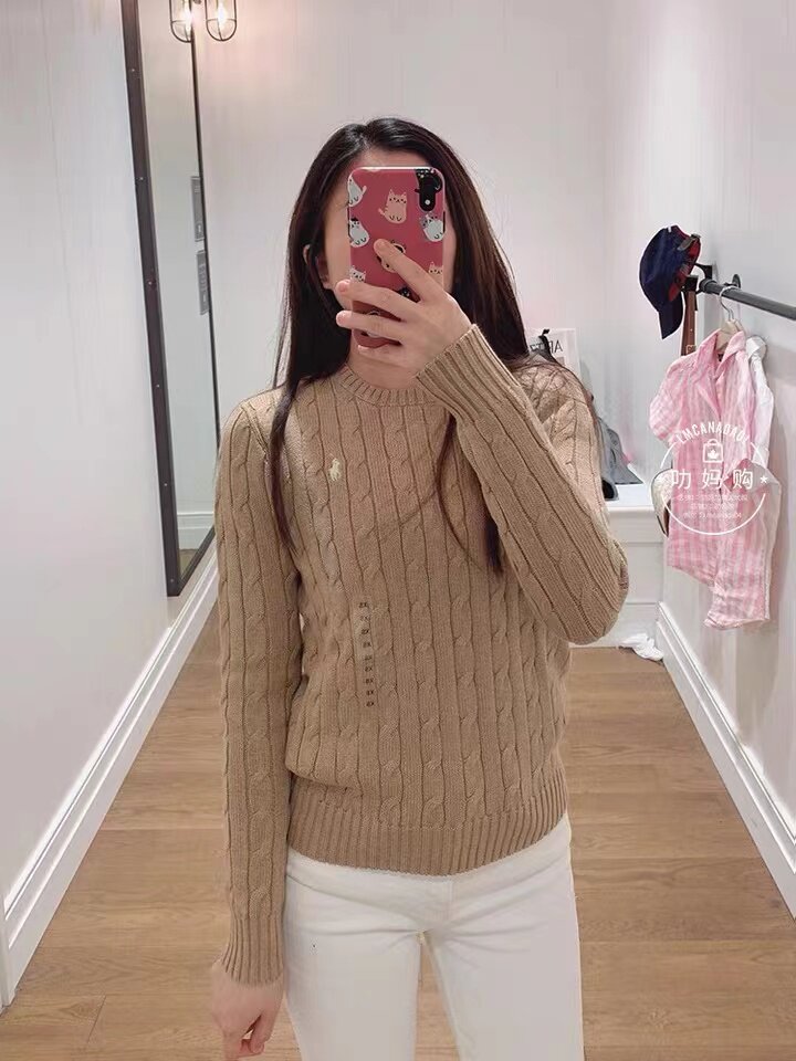 女士针织衫麻花长袖情侣秋冬纯色毛衣休闲打底,针织衫/毛衣,半城羊绒