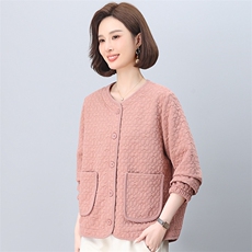 棒球服外套女2025新款春秋短款拉链式开衫小个子中年妈妈春装上衣，女装短外套，独衣靓