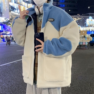 2024冬季加绒加厚棉服羊羔绒百搭保暖ins外套男MY103P105控价138图片