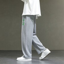 22/秋冬新款港风运动裤潮牌休闲裤潮流男裤直筒拖地裤子男士K61，男装休闲裤，星座815-2