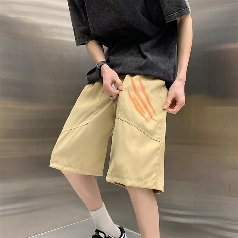 工装裤五分裤春秋宽松型潮休闲裤男简约青春流行时尚潮牌DK98P30,男装休闲裤,星座410-2