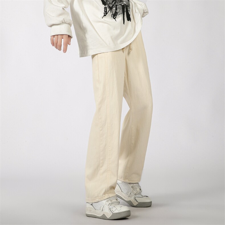 美式直筒宽松牛仔裤男新款潮牌阔腿裤子高街vibe休闲裤MN9044-p45,男装牛仔裤,星座1008