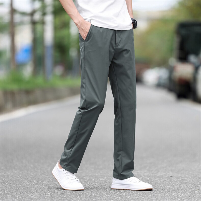 夏季男式休闲裤弹力夏天薄款男装长裤潮流百搭青年裤子男6988现货,男装西裤,星座224-1