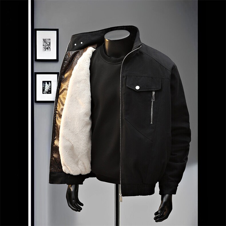 数据美式复古座山雕棉服外套棉加绒毛领短棉衣SN989-P130,男装棉衣,电商A128