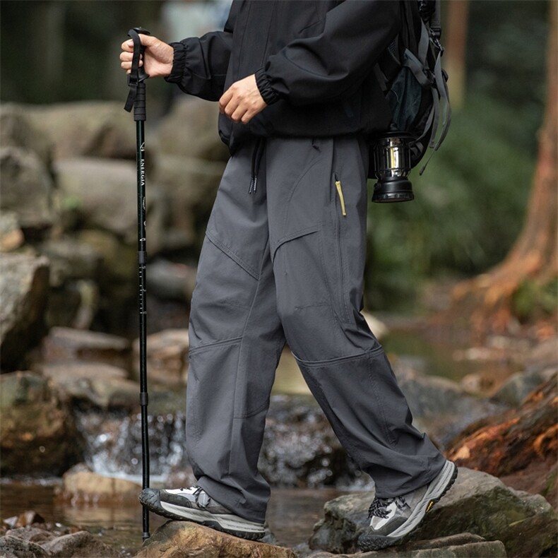 户外侧拉链机能长裤山系防风防水工装裤春季新款 K3501 特P50图片
