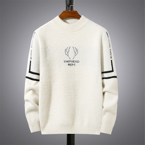 青年水貂绒韩版秋冬仿貂半高领毛衣男加厚保暖针织衫 DHC6107 P43图片