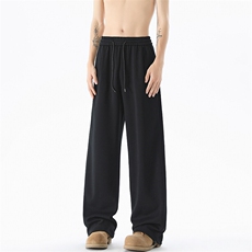 现货重磅高品质垂感直筒华棉安可拉红弯刀卫裤男K135-P45控68，男装休闲裤，星座205
