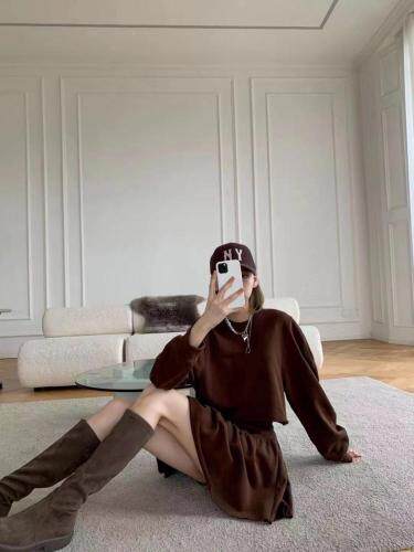 新品两件套卫衣裙装，女装卫衣/绒衫，G7V7