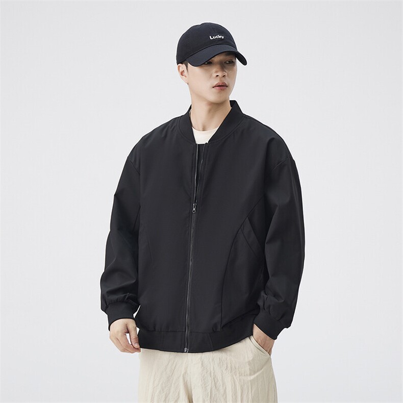 秋季外景飞行员夹克男宽松棒球服DSA157B-JK7860-P58,男装夹克,电商A157B