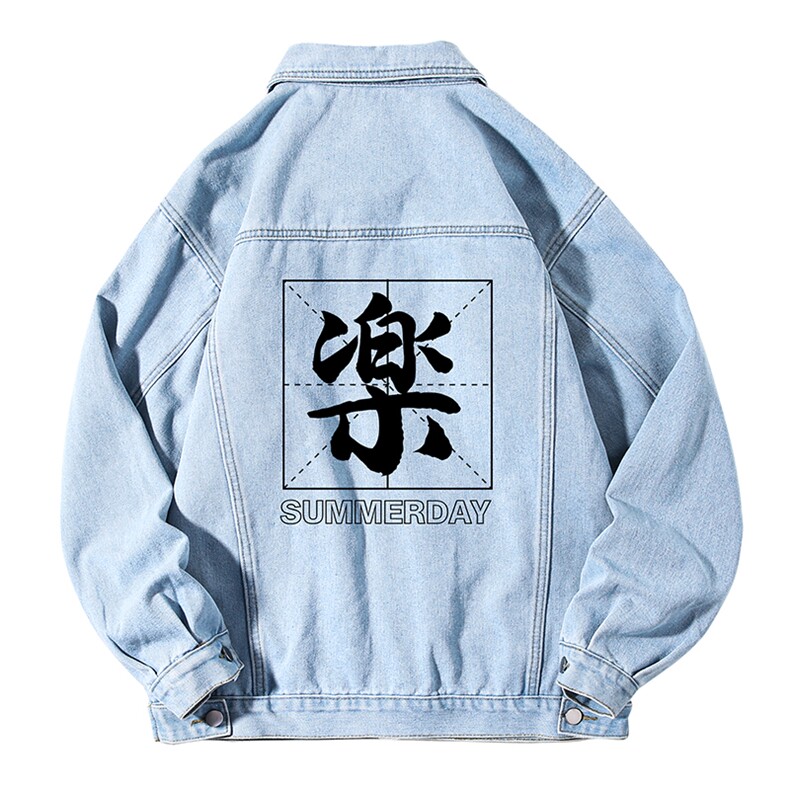 牛仔夹克男大码牛仔外套男茄克NJ77197-P60加绒款-P75,男装夹克,电商A040A