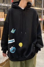 A040-WY2079-P40连帽卫衣男加肥加大码胖子棒球服外套，男装卫衣，电商A040