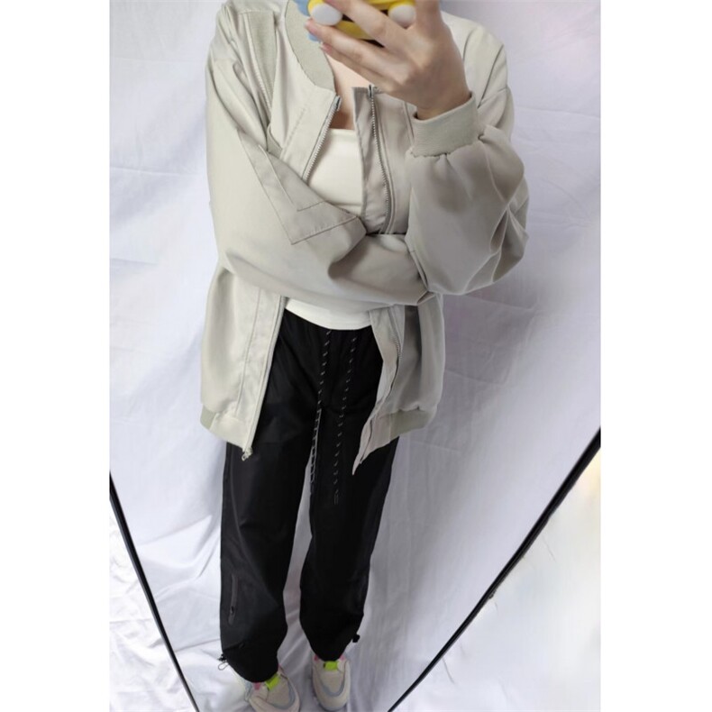 【有货】JH8820HH-P58cleanfit灰色棒球服外套男女款飞行员夹克,男装夹克,星座1007（原301D）