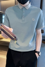 现货主推夏季短袖翻领Polo衫5色大码半袖T066-特P40，男装T恤，电商D342