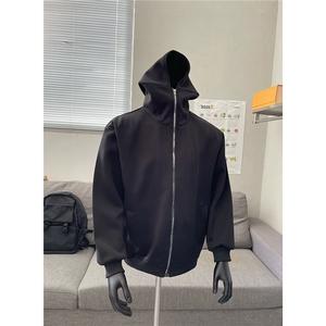 假模春秋新款潮连帽长拉链开衫卫衣外套WT13-P58青少年图片