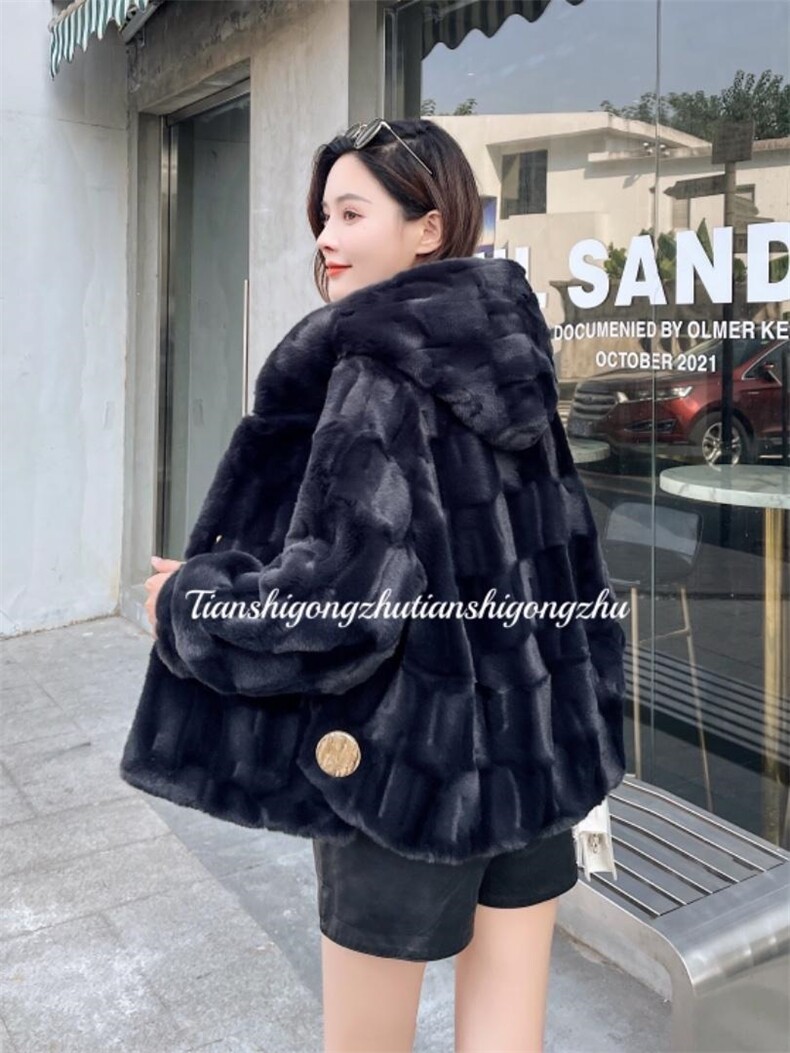 贵妃貂连帽外套系列产品热销中，其它，天使公主