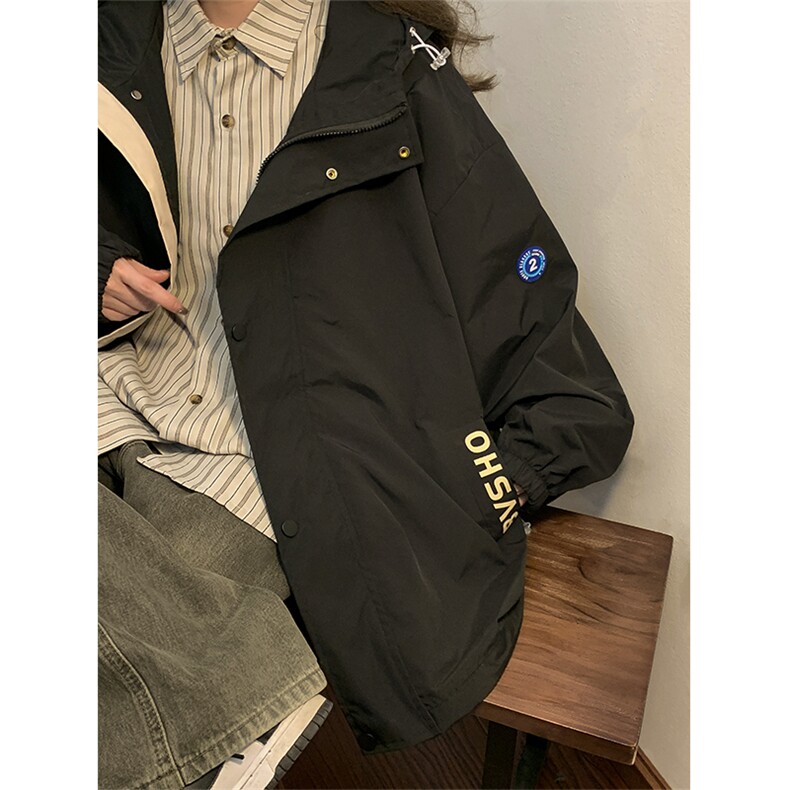XZ102B-1春秋季宽松/连帽休闲外套潮夹克JK2305-P75,男装夹克,星座102B-1