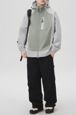 新款硬汉风户外夹克男连帽撞色上衣冲锋衣外套DSA157B-JK7871-P75，男装夹克，电商A157B