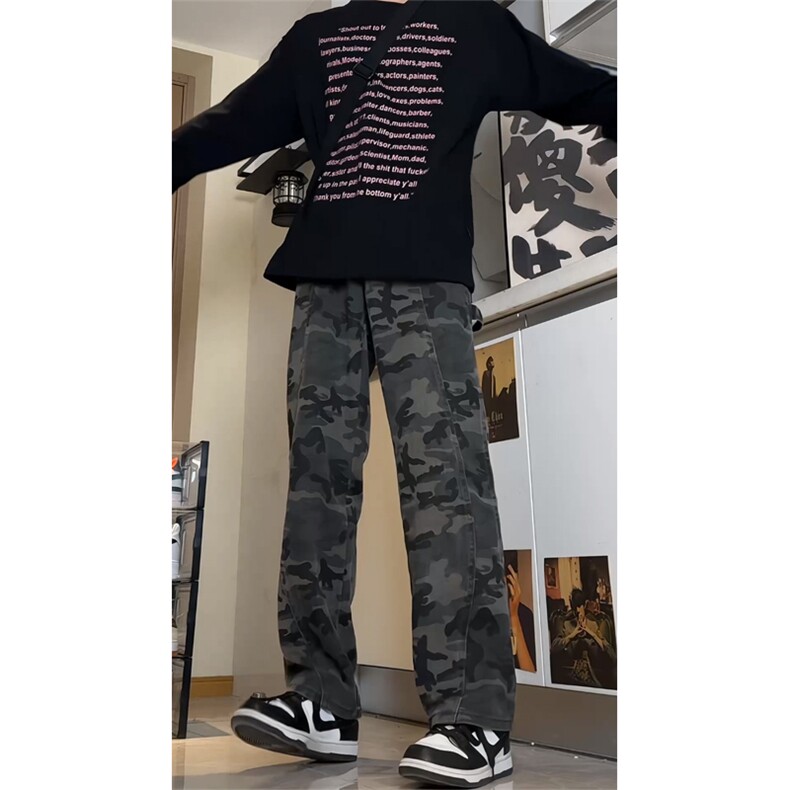 自己拍的视频cleanfit裤子男款b01伐木工装裤迷彩裤MCKZ01-P58,男装休闲裤,星座1007（原301D）