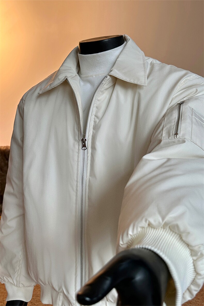 冬季夹棉保暖加厚短款飞行棉服男复古百搭外套5D1180-TP5598,男装棉衣,电商A102
