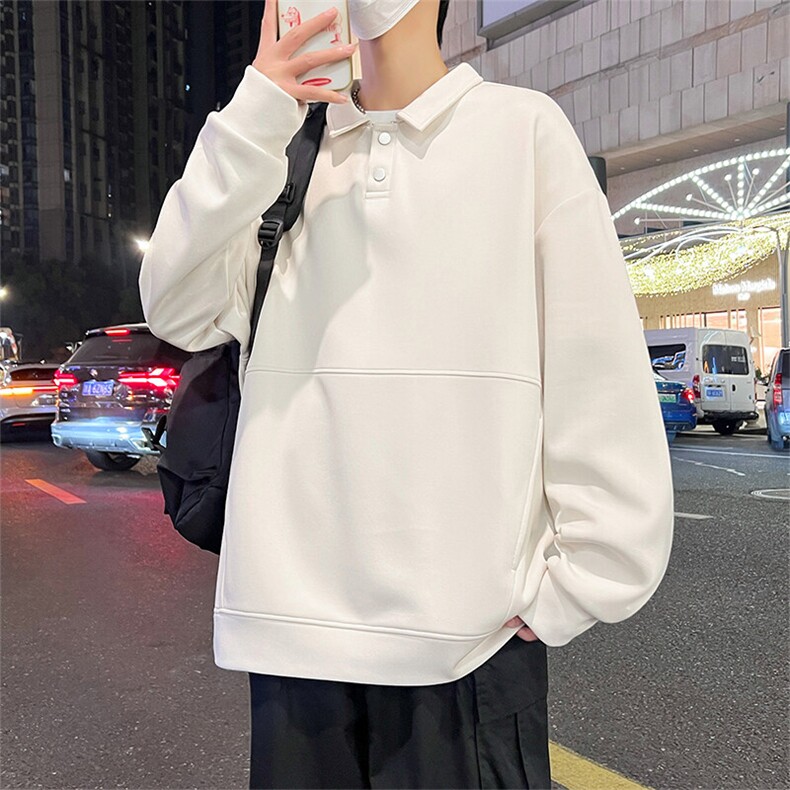 现货 6503-P43大码 控79 春季大码宽松男士卫衣图片