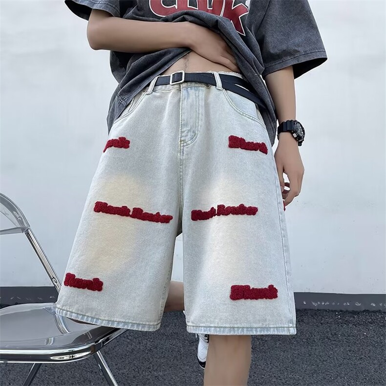 青春流行ins男直筒水洗牛仔裤P38,男装牛仔裤,星座1116-2